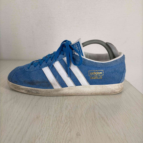 アディダスオリジナルス adidas Originals 20AW GAZELLE VINTAGE BLUE ガゼル ローカットスニーカー メンズ JPN:26
