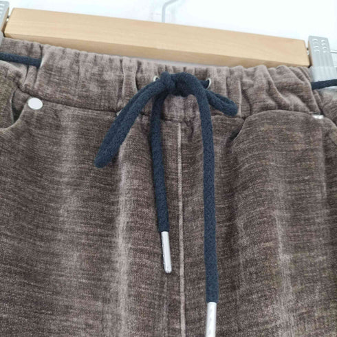 YUSE 23AW VELOUR PIPING WIDE TRACK メンズ JPN:S