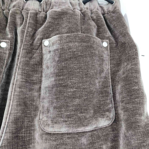 YUSE 23AW VELOUR PIPING WIDE TRACK メンズ JPN:S