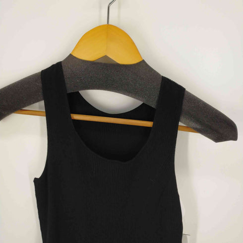 ユニクロ UNIQLO 3Dニットリブワンピース レディース import:L