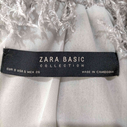 ザラ ZARA Stylish Shimmery Short Jacket レディース import:S