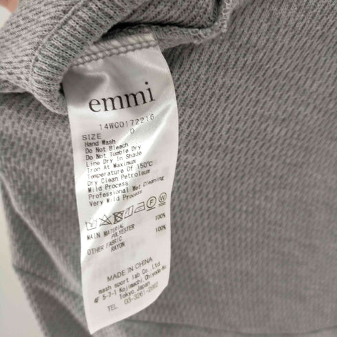 エミ emmi ハニカムノースリーブワンピース セットアップ レディース 0