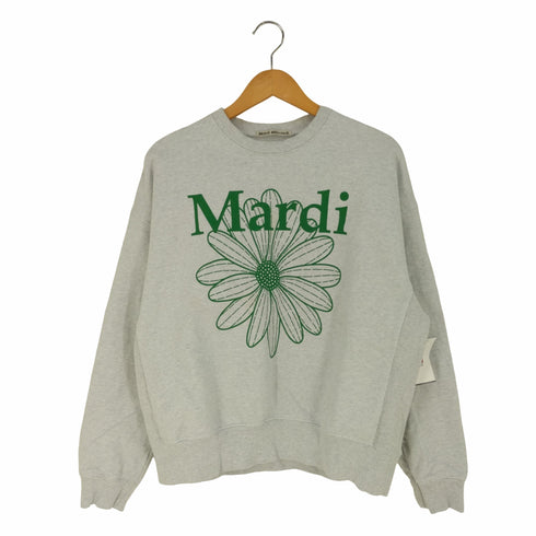 マルディメクルディ Mardi Mercredi フラワーロゴプリント クルーネックスウェット レディース FREE