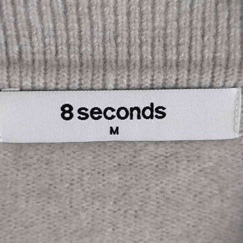 フメイ 8 seconds ハーフボタン ウール混 ニット メンズ JPN:M