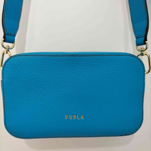 フルラ FURLA ショルダーバッグ/クロスボディ/カメラバッグ バッグ レザー ショルダーバッグ ポシェット ブルー レディース