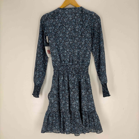 マイケルマイケルコース Michael Michael Kors Metallic Floral Georgette Smocked Dress レディース XXS