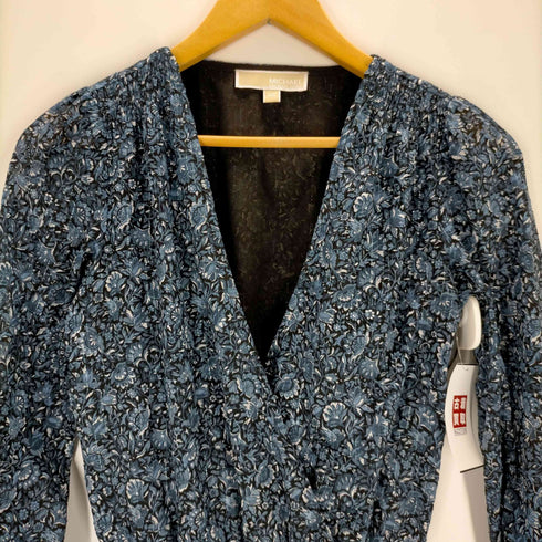 マイケルマイケルコース Michael Michael Kors Metallic Floral Georgette Smocked Dress レディース XXS