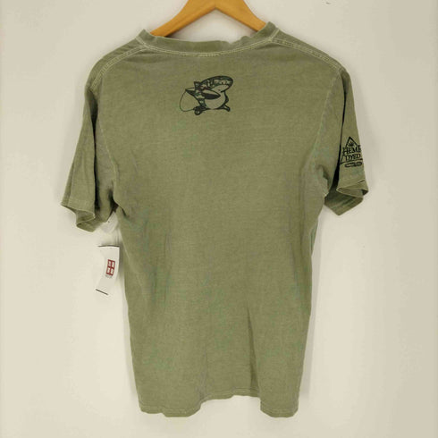 クレイジーシャツ CRAZY SHIRTS 90-00S ハワイアS シャーク キャラクター プリント 製品染 S/S Tシャツ メンズ import:S