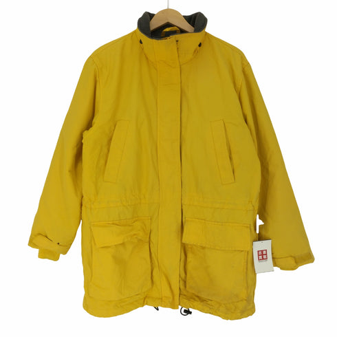ランズエンド LANDS END 90-00S 裏地フリース ジップアップ ウォームアップ ナイロン ジャケット ユニセックス レディース import:M