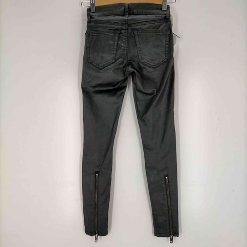 ディーゼル DIESEL エコレザー 裾ジップレギンス レディース W32-L30