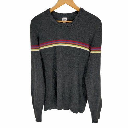 ギャップ Gap レインボーボーダーリブニット メンズ import:M
