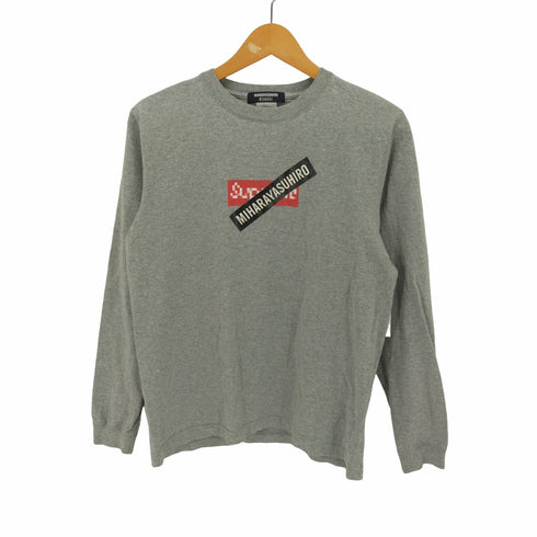 ミハラヤスヒロ MIHARA YASUHIRO TABOOT ボックスロゴ Tシャツ メンズ JPN:1