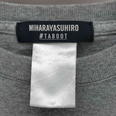 ミハラヤスヒロ MIHARA YASUHIRO TABOOT ボックスロゴ Tシャツ メンズ JPN:1
