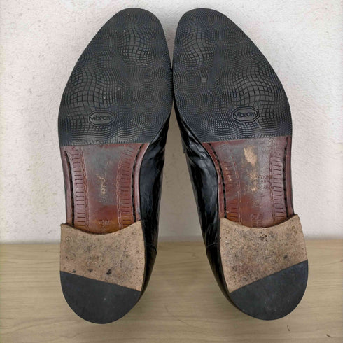 OPELKA AOYAMA} VIBRAMソール パイソン柄 コインローファー レディース 24EE 24cm