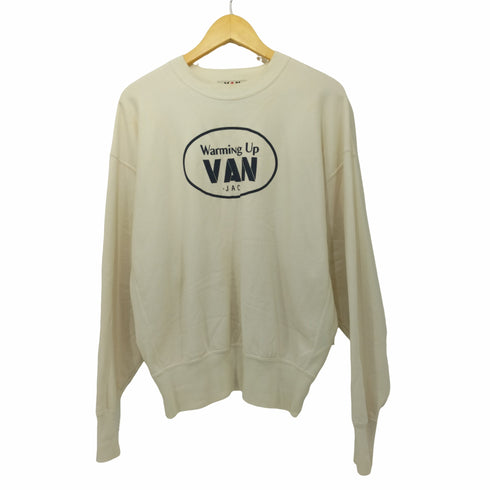 アンスクリア INSCRIRE VAN Warming-up Crew Neck プリントスウェット レディース JPN:S