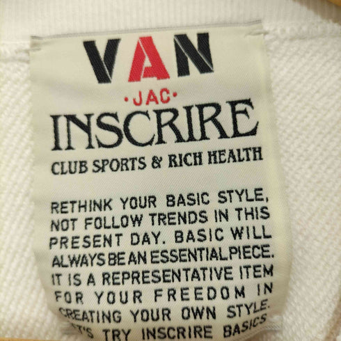 アンスクリア INSCRIRE VAN Warming-up Crew Neck プリントスウェット レディース JPN:S
