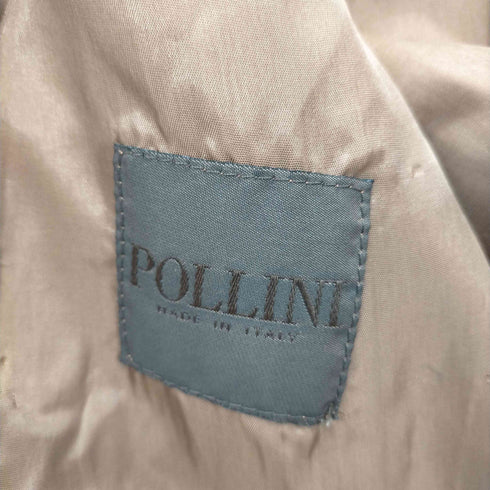 ポリーニ Pollini 80-90s スウェードステンカラーコート レディース