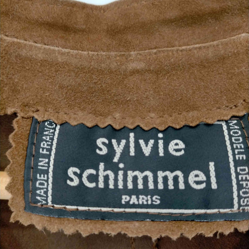 sylvie schimmel フランス製 スウェードベスト レディース FR:36