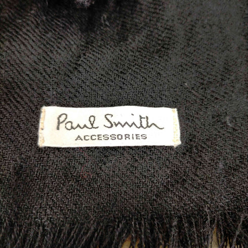 ポールスミス Paul Smith ACCESSORIES つなぎ合わせデザイン フリンジストール メンズ