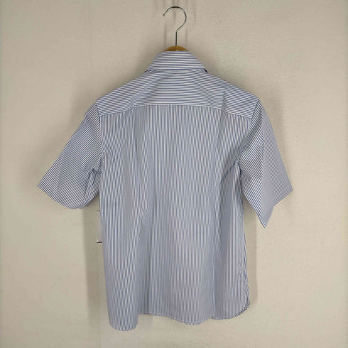 メーカーズシャツカマクラ Makers Shirt 鎌倉 SMART CLOTH ストライプ柄 半袖 ボタンダウンシャツ レディース 11