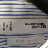 メーカーズシャツカマクラ Makers Shirt 鎌倉 SMART CLOTH ストライプ柄 半袖 ボタンダウンシャツ レディース 11