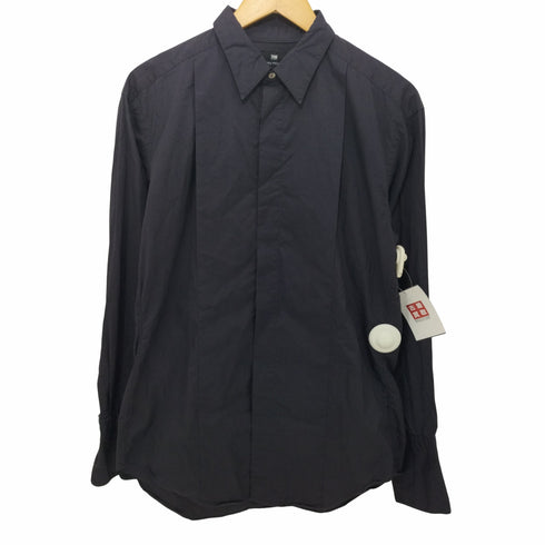 イッセイミヤケ im ISSEY MIYAKE 70-80s フライフロント コットンシャツ ドレスシャツ メンズ