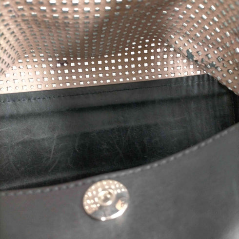 ジャンニキャリーニ GIANNI CHIARINI イタリア製 パンチング レザーハンドバッグ レディース