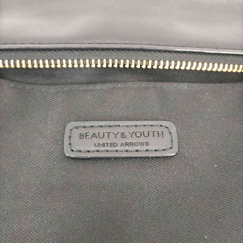 ビューティーアンドユースユナイテッドアローズ BEAUTY & YOUTH UNITED ARROWS シボ革切替 ショルダーレザーバッグ メンズ