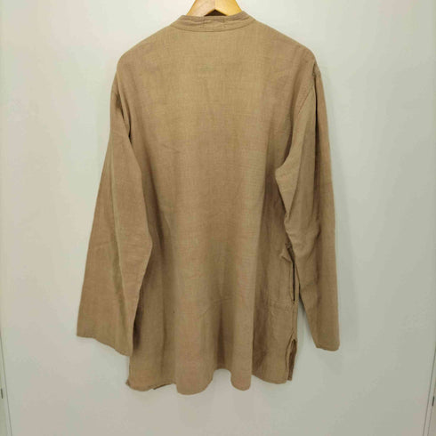 ファブインディア fabindia オーバーサイズ コットンヘンリーネックシャツ メンズ 42