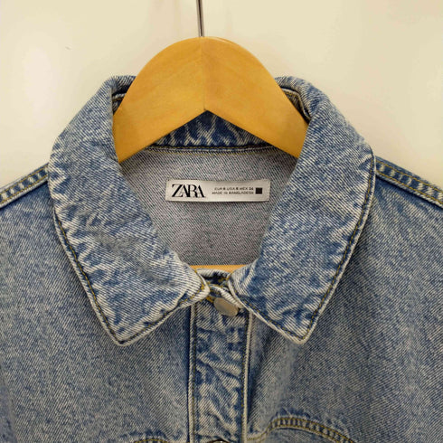 ザラ ZARA ウォシュドデニムジャケット レディース JPN:S