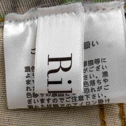 リルフィー Rillfy 綱ベルト 8ポケットカーゴパンツ 裾ジップ メンズ