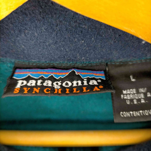 パタゴニア patagonia USA製 SYNCHILLA フリースベスト メンズ import:L