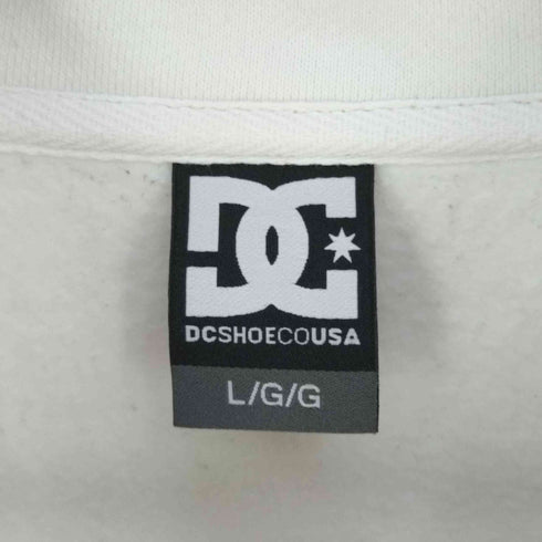 ディーシーシューズ DC SHOES ロゴ刺繍 ハーフジップスウェット メンズ JPN:L
