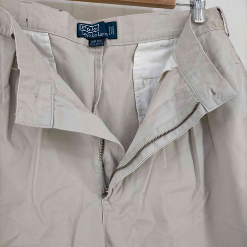 ポロバイラルフローレン Polo by RALPH LAUREN インドネシア製 TYLER SHORT 2タックワイドチノショーツ メンズ FR:36-38