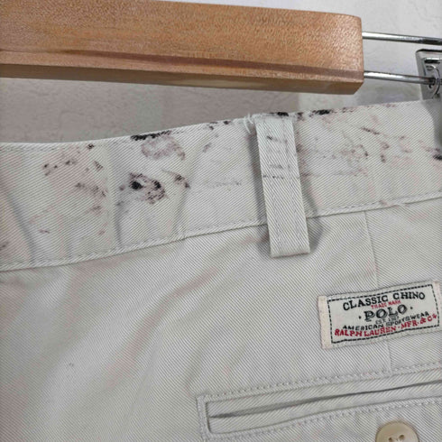 ポロバイラルフローレン Polo by RALPH LAUREN インドネシア製 TYLER SHORT 2タックワイドチノショーツ メンズ FR:36-38