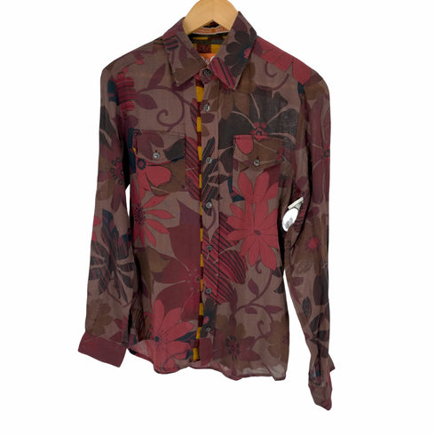 ドルチェアンドガッバーナ DOLCE&GABBANA 00S 総柄ウエスタンシャツ メンズ JPN:44