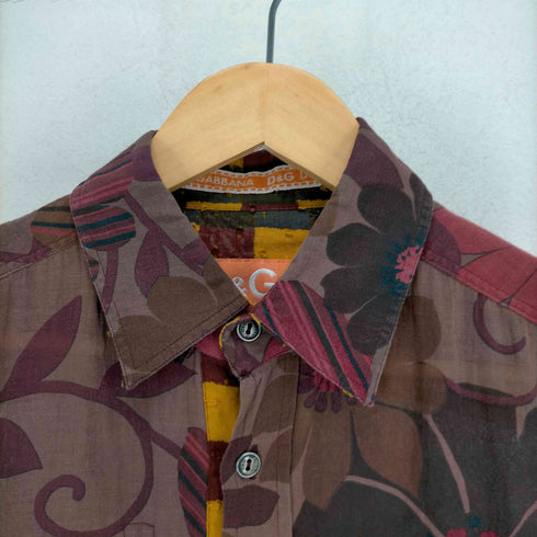ドルチェアンドガッバーナ DOLCE&GABBANA 00S 総柄ウエスタンシャツ メンズ JPN:44