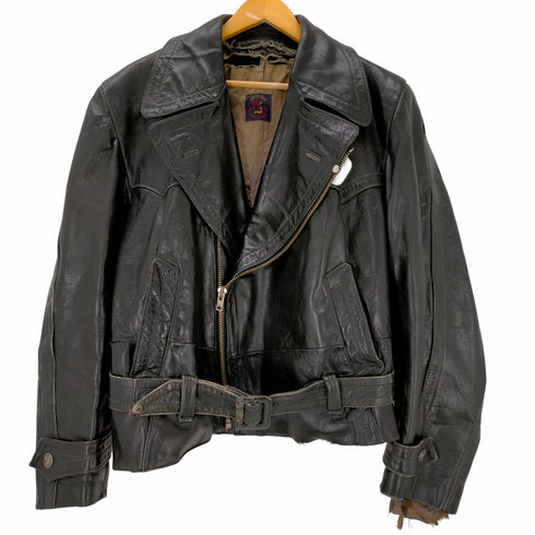 D.R.P. NURNBERG ZIP レザーモーターサイクルジャケット メンズ