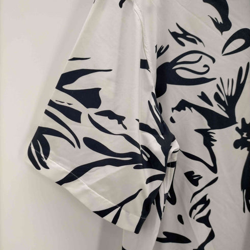 ザラ ZARA REGULAR FIT 総柄 半袖開襟シャツ メンズ import:XL