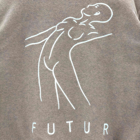 フューチャー FUTUR 刺繍フリースブルゾン メンズ JPN:S