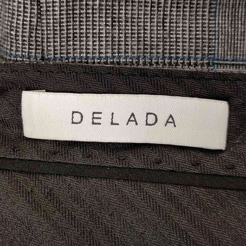 デラダ DELADA グレンチェックスラックスパンツ メンズ 46