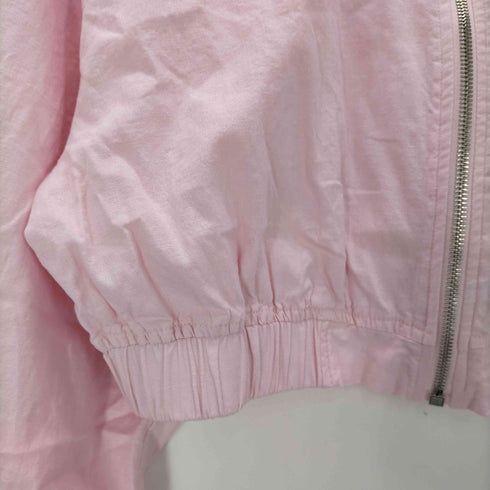 ザラ ZARA CROPPED LINEN BLEND BOMBER レディース JPN:L