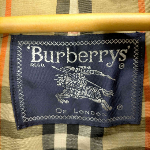 バーバリーズ BURBERRYS 裏地ノヴァチェックステンカラーコート メンズ 38 X-SHORT