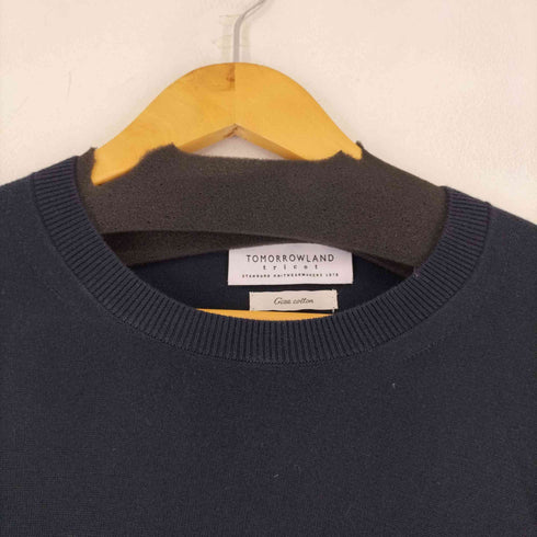 トゥモローランドトリコ TOMORROWLAND tricot ギザコットン クルーネックプルオーバーニット メンズ JPN:M