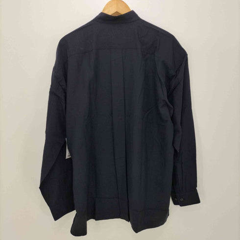 イッセイミヤケ ISSEY MIYAKE 1993SS Archive 総シルク スタンドカラーシャツ メンズ JPN:L