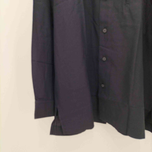 イッセイミヤケ ISSEY MIYAKE 1993SS Archive 総シルク スタンドカラーシャツ メンズ JPN:L