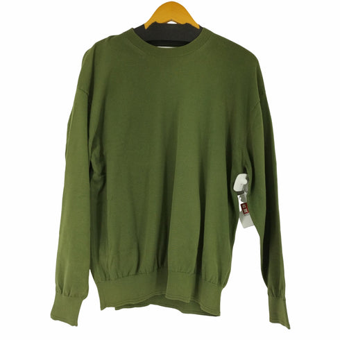 トゥモローランドトリコ TOMORROWLAND tricot ギザコットン クルーネックプルオーバーニット メンズ JPN:M