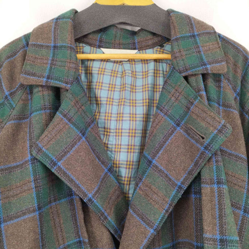 ジエダ Jieda 19AW PLAID TRENCH COAT チェックウールトレンチコート メンズ JPN:2