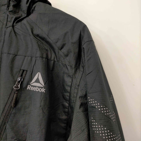 リーボック Reebok リップストップナイロンリフレクターナイロンジャケット メンズ JPN:L