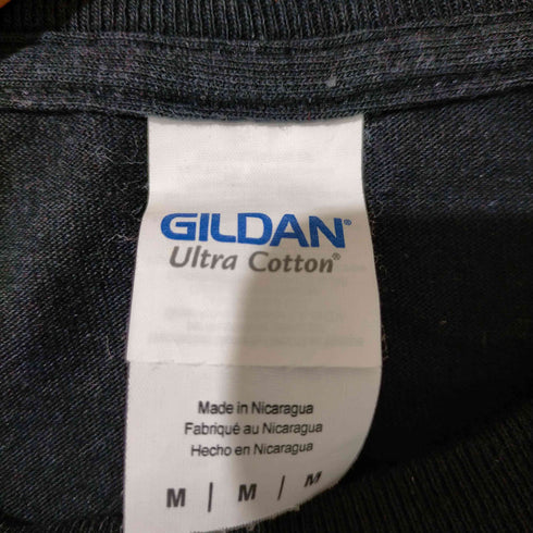 ギルダン GILDAN childhood intelligence 両面プリント クルーネックTシャツ メンズ import:M